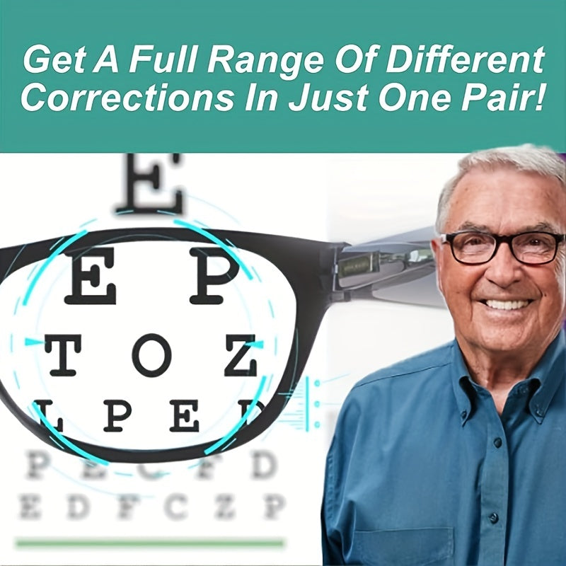 Unisex Self-Adjusting Bifocal Reading Glasses for Men and Women