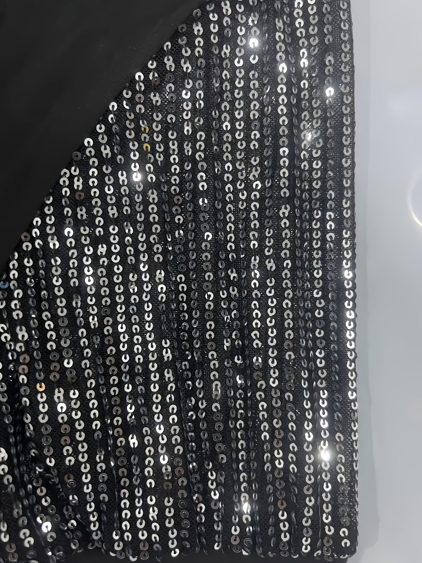 Women's Plus Size V-Neck T-Shirt Short Sleeve Sequin Lettering Casual