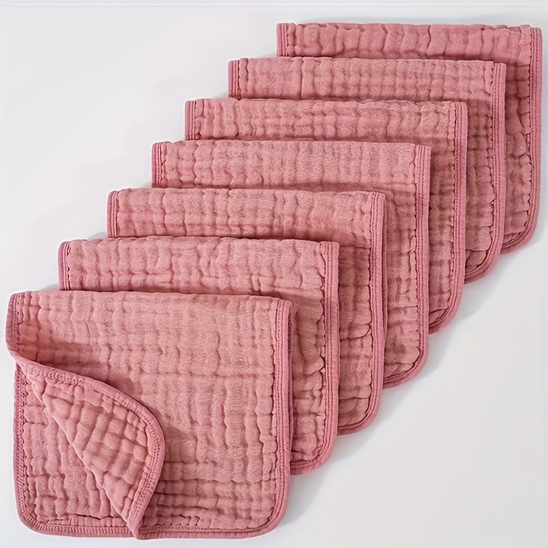 Большой набор из 6 марлевых пеленок, изготовленных на 100% из ткани для ручной стирки, необходимый для маленьких детей. Эти 6-слойные супер впитывающие и мягкие пеленки подходят как для мужчин, так и для женщин и поставляются с нагрудниками для кормления.