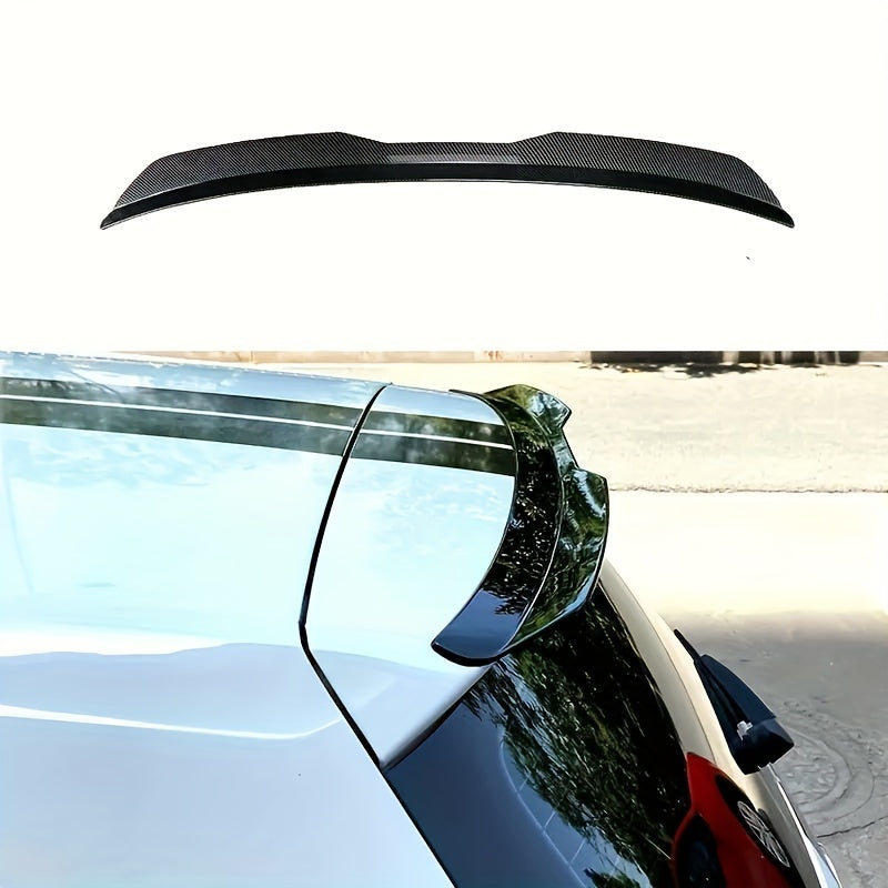 Alerón trasero pequeño para coche negro para hatchback sedán, labio trasero spoiler