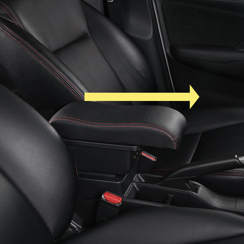 Universal Car Armrest Storage Box for Small Cars Black