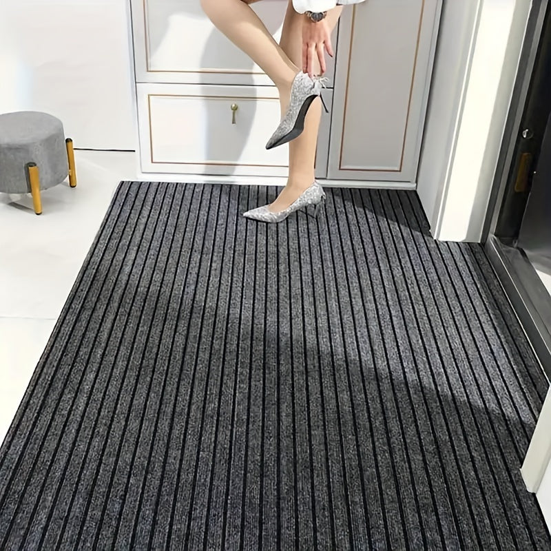 Gray Red and Coffee Household Carpet Anti-Slip Dust-Proof Kitchen Entrance Mat