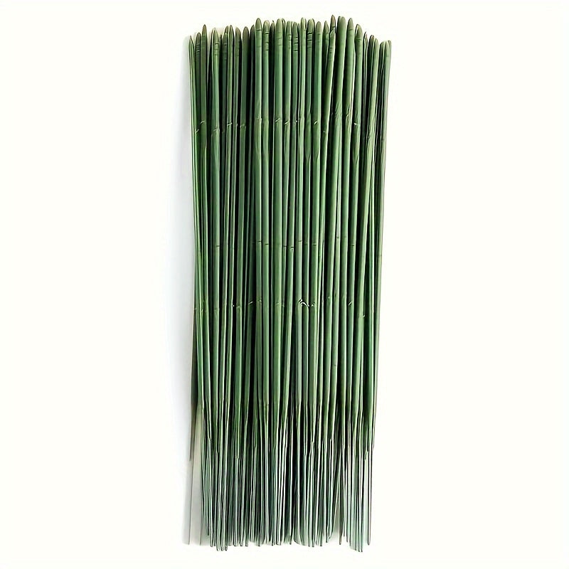 Plastic-Coated Iron Flower Stems for Artificial Flowers Wedding Decor Pack of 50 100 200