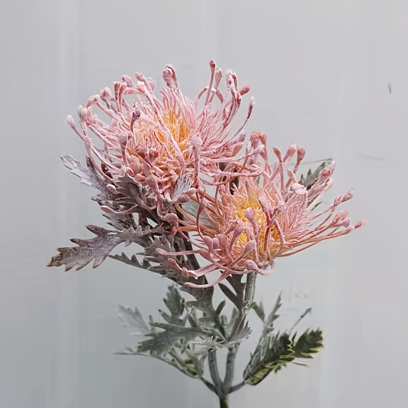 Artificial Plant with Short Branch and Crab Claw 2 Heads for Home Decor Weddings Engagements