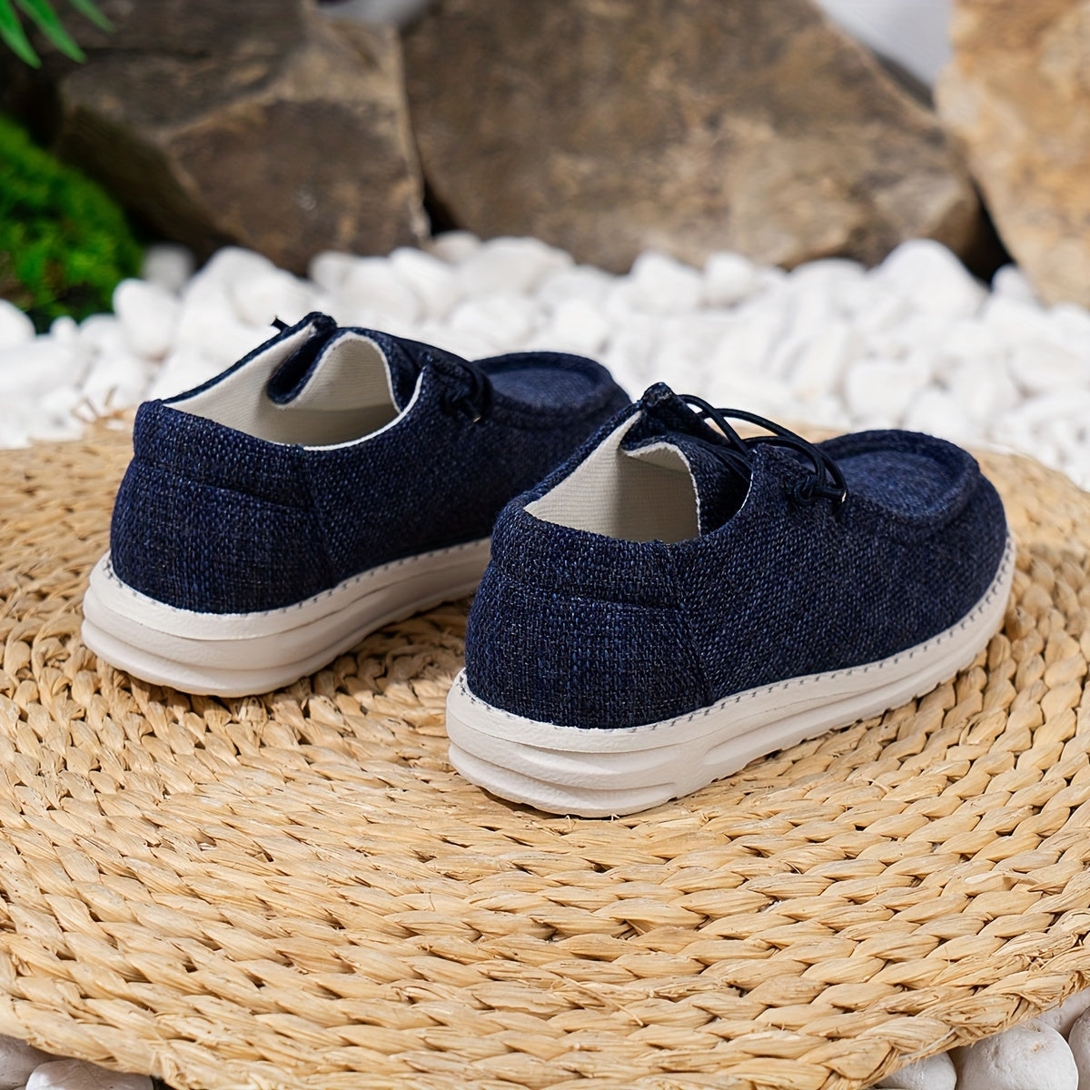 Boy's Casual Low Top Canvas Sneakers Lightweight Non-Slip for Spring Summer