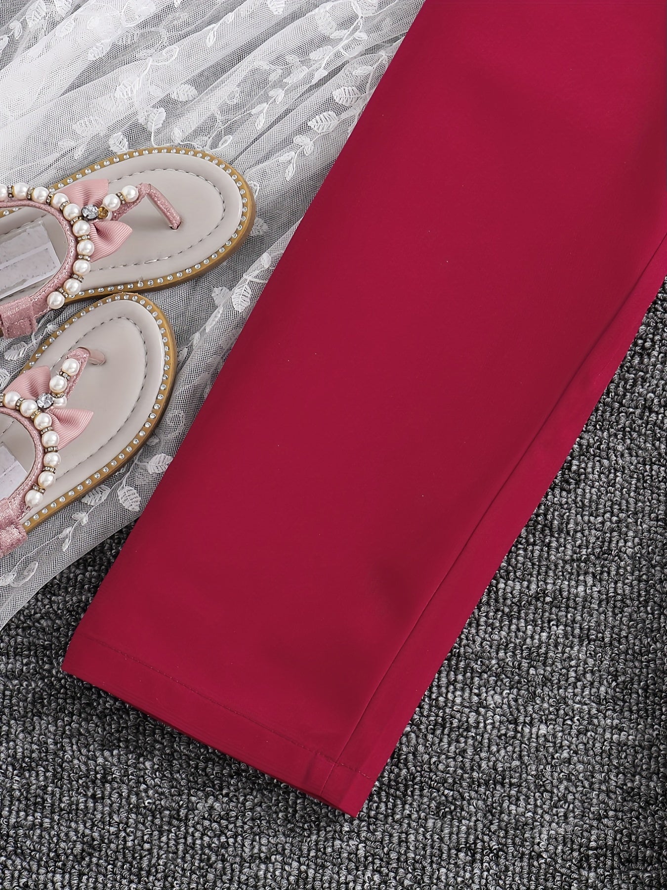 Девочки Рюфель Ками Комбинезон Открытые плечи Пояс Лето Весна Осень Детский Тканый Полиэстер