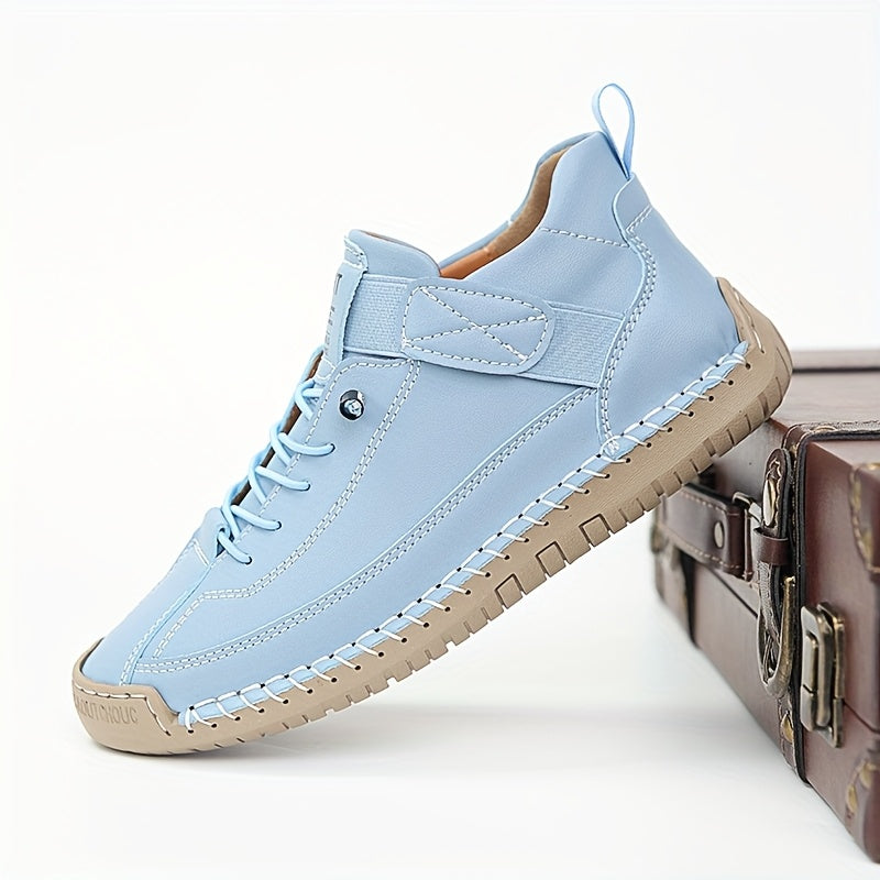 Women's Retro Casual Sneakers Non-Slip Rubber Sole All-Season Lace-Up Shoes