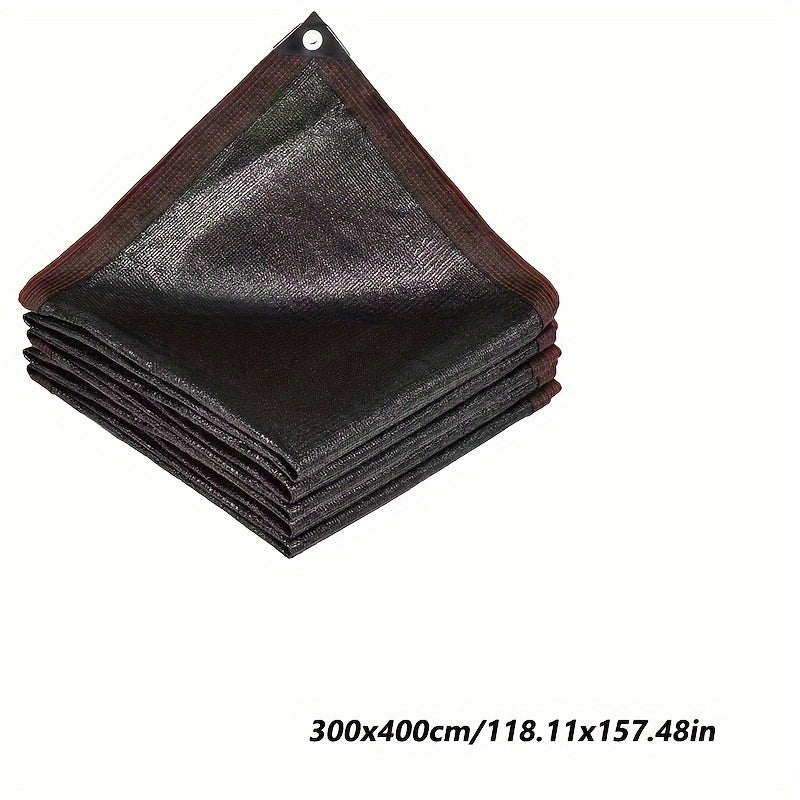 Черная дышащая солнцезащитная сетка для уличной приватности и садоводства, несколько размеров