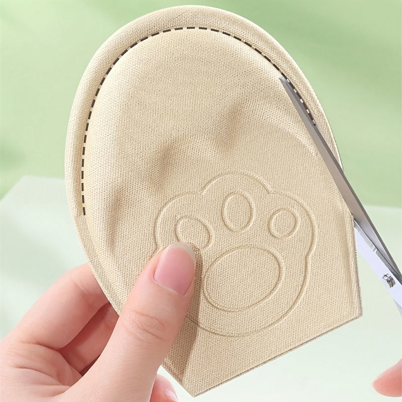 2-Pack Women's Soft Insoles and Non-Slip Shoe Halves for Shock Absorption