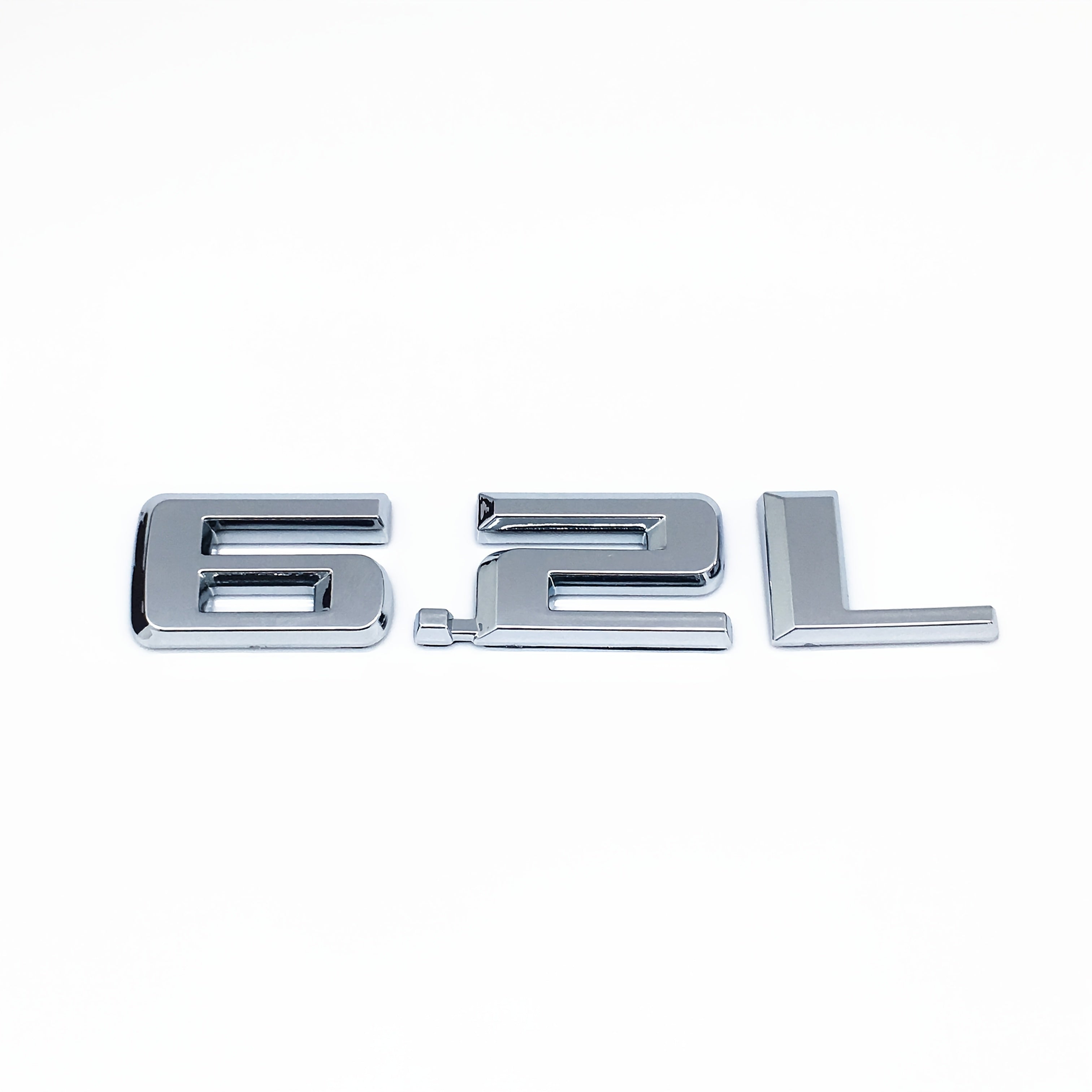 Pegatina de logo de coche para Silverado 6.2L ABS emblema modificado de camioneta