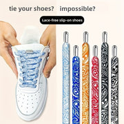 Adult No Tie Elastic Shoe Laces Pair Low Profile Easy To Wear