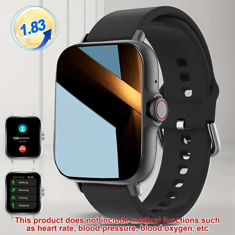 Men Women Smartwatch with Wireless Calling Sports Modes Message Reminders
