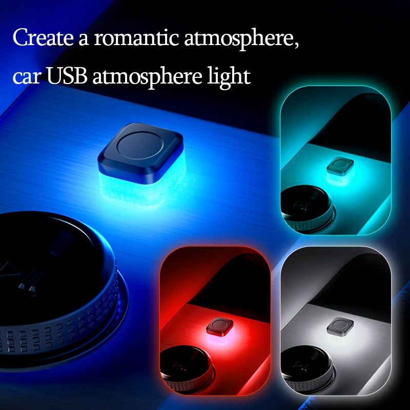 Car Interior Atmosphere Light, 4 Colors, Night Light, Car Accessories