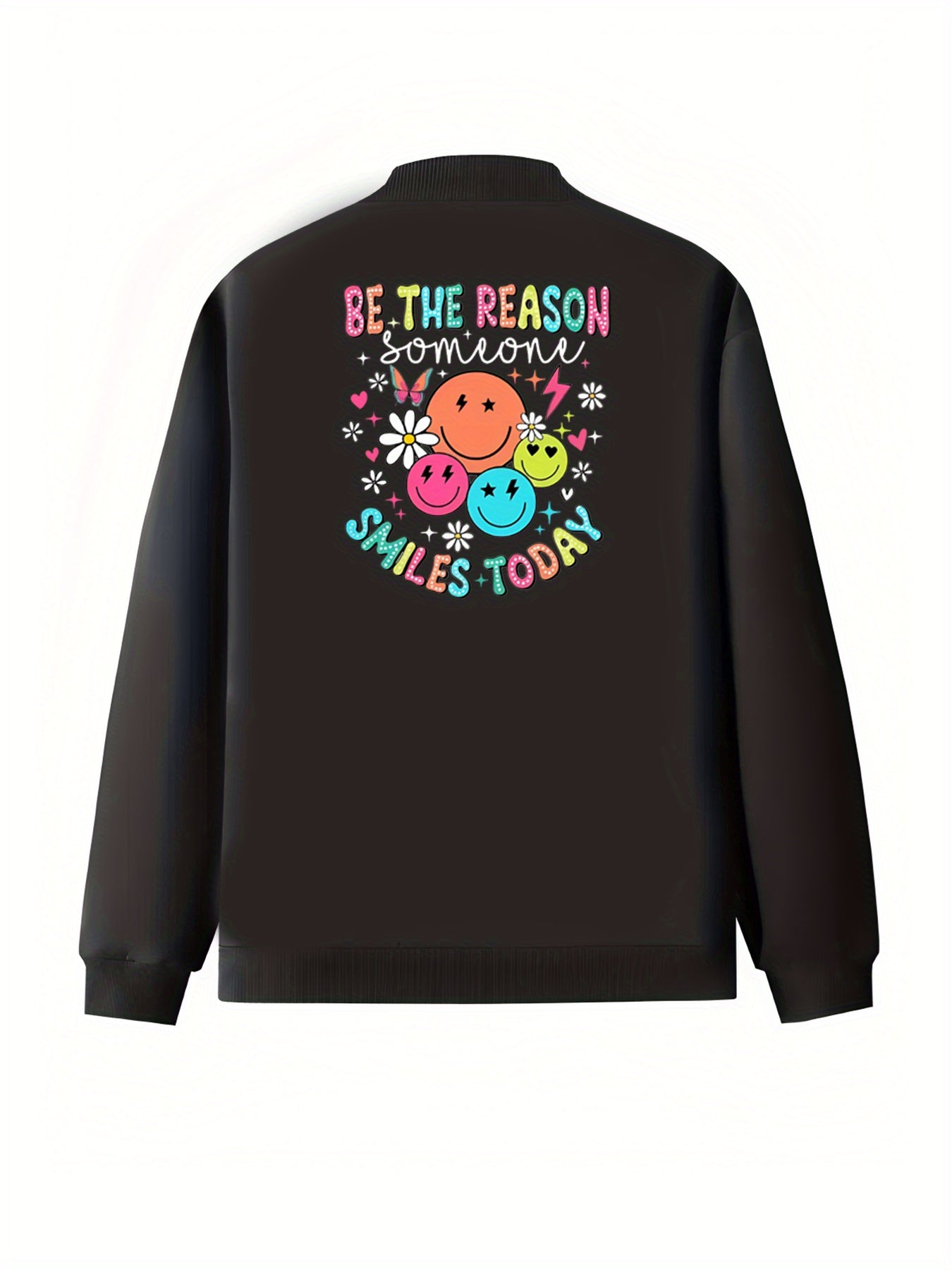 Women's Plus Size Casual Zip-Up Jacket with Pockets and Long Sleeves