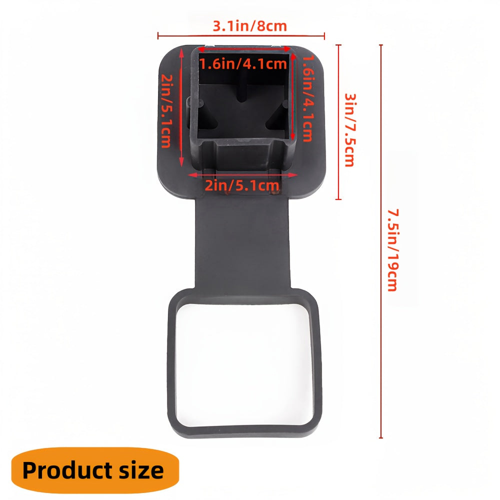 Cubierta de enganche de remolque bandera americana de metal protector de tubo receptor 5.08cm