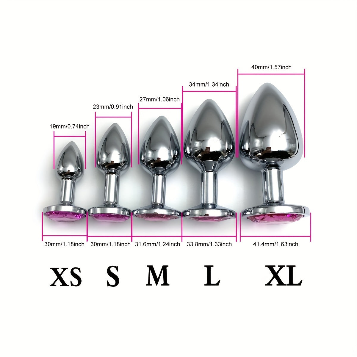 Унисекс металлическая анальная пробка, перезаряжаемая, водонепроницаемая, игрушка для взрослых удовольствий