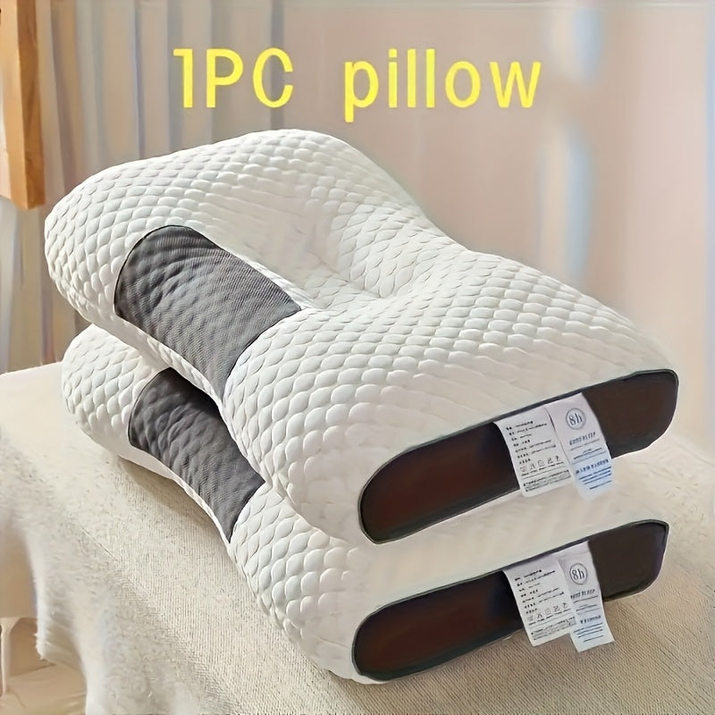 Knitted Neck Pillow for Sleep Comfort Moisture Absorption Breathable Soft Polyester