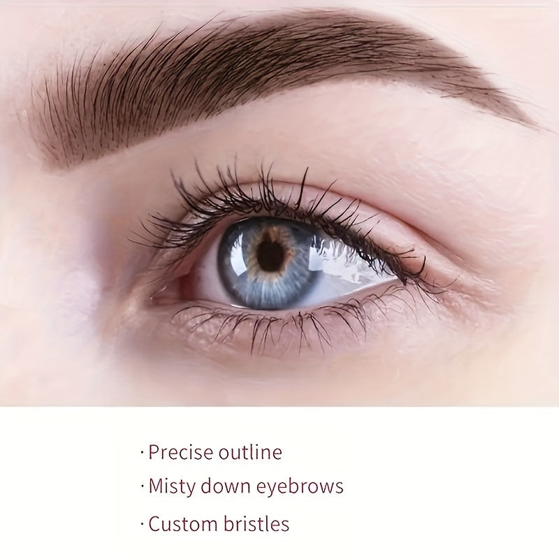 2PCS Eyebrow Brush Set Square Makeup Brushes for Hairline and Concealer