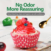 Pack of 100 Disposable Cupcake Liners Polka Dot Greaseproof Paper for Baking Muffins and Cupcakes