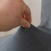 Velvet Chair Cover with Skirt for Home Decor and Furniture Protection