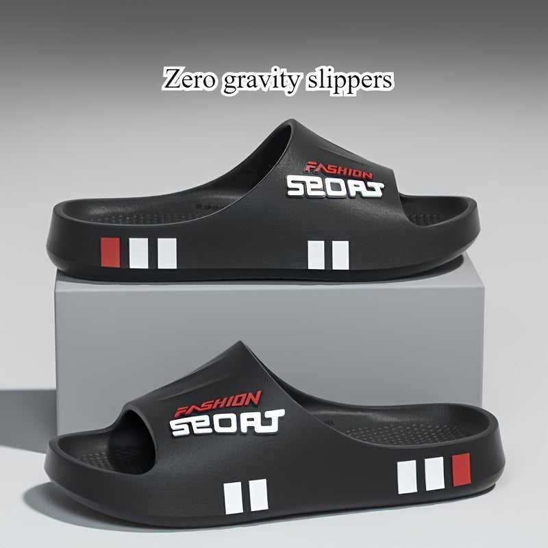 Beige Unisex Ergonomic Slide Sandals Cushioned Non-Slip Indoor Outdoor