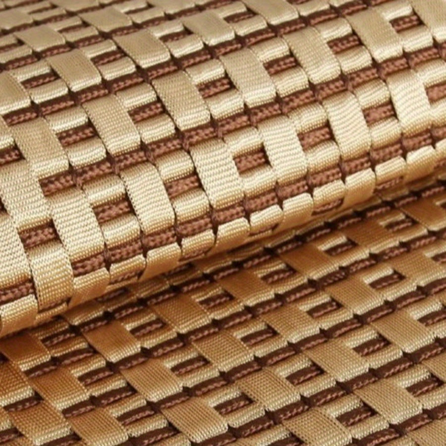 Universal avtomobil o'rindiq qoplamalari yozgi charm bilan bosh yostiq va bel yostiq bilan