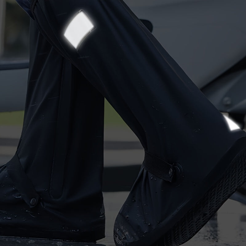 Uniseks suv o'tkazmaydigan rezina poyabzal qoplamalari yuqori bosimli yomg'ir botinkasi himoyachilari