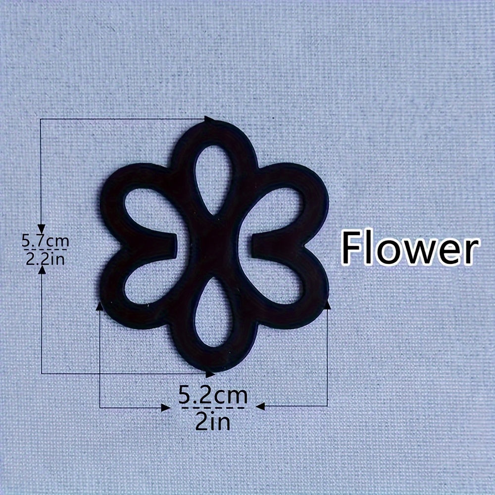 Women's Floral Bra Strap Clips Invisible Non-slip Seamless Accessories