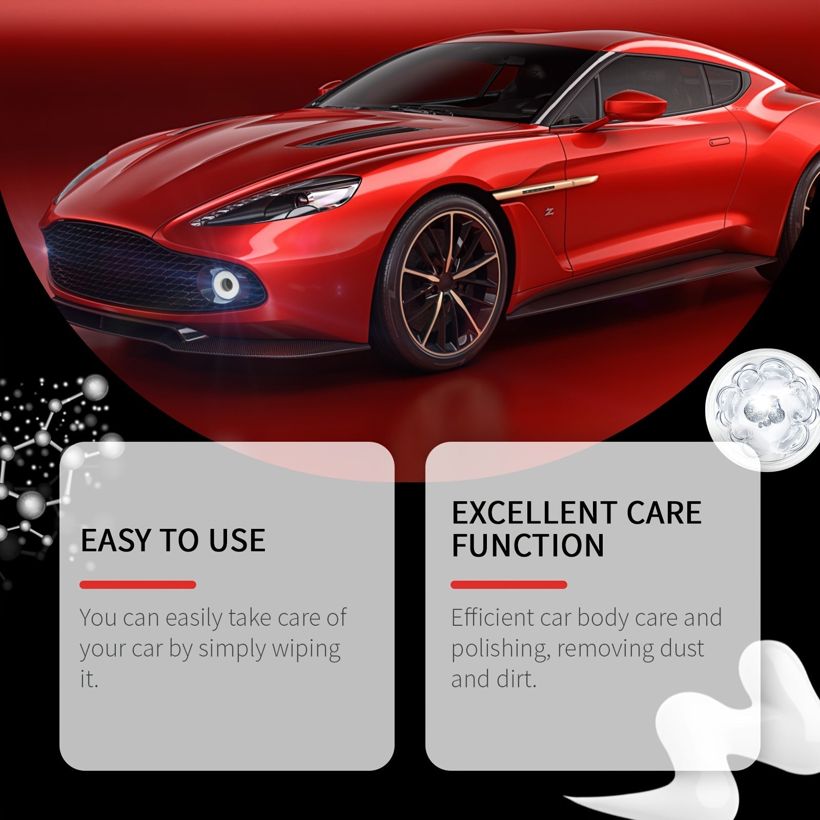 Avtomobil qoplamasi himoya vositasi va wax, barcha avtomobil ranglari uchun, chang, ifloslik, chizishdan himoya qilish, yalt-yalt etadigan yakun.