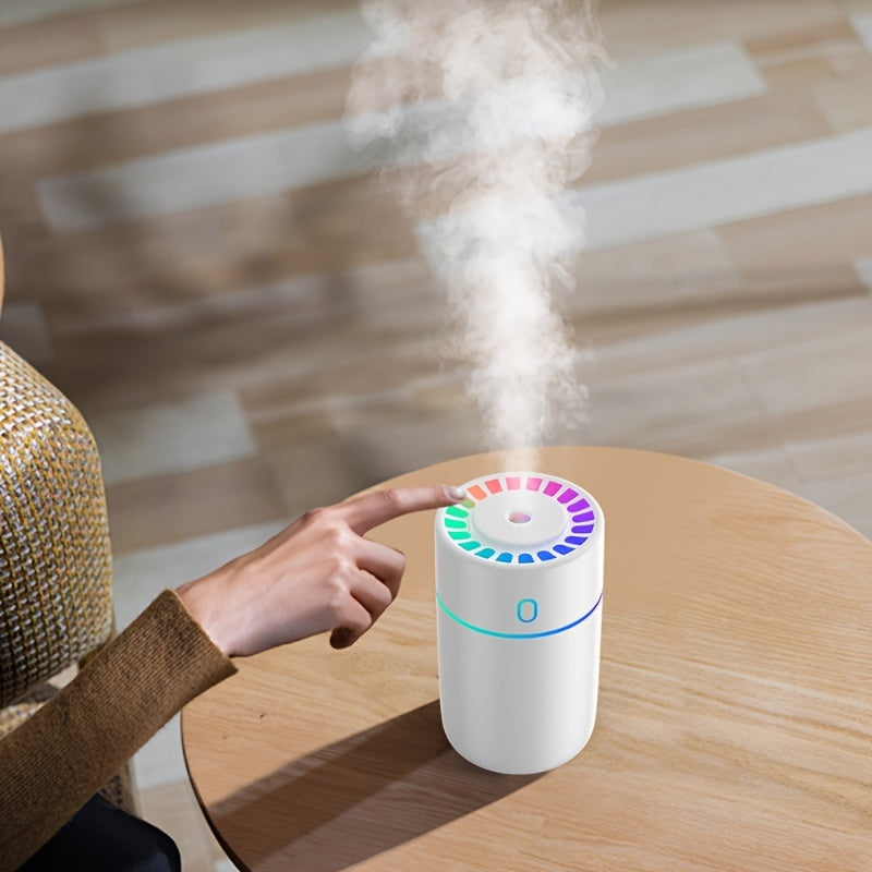 Ultrasonic Humidifier 230mL Quiet USB Portable for Bedroom Office School