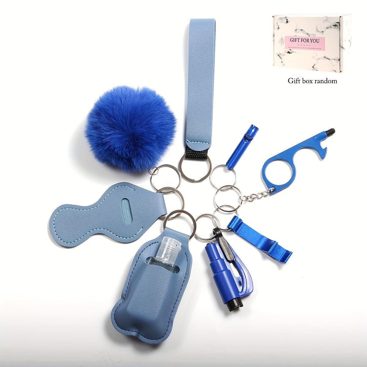 Men's Safety Protection Set with Gift Box, 8-Piece Protective Accessories