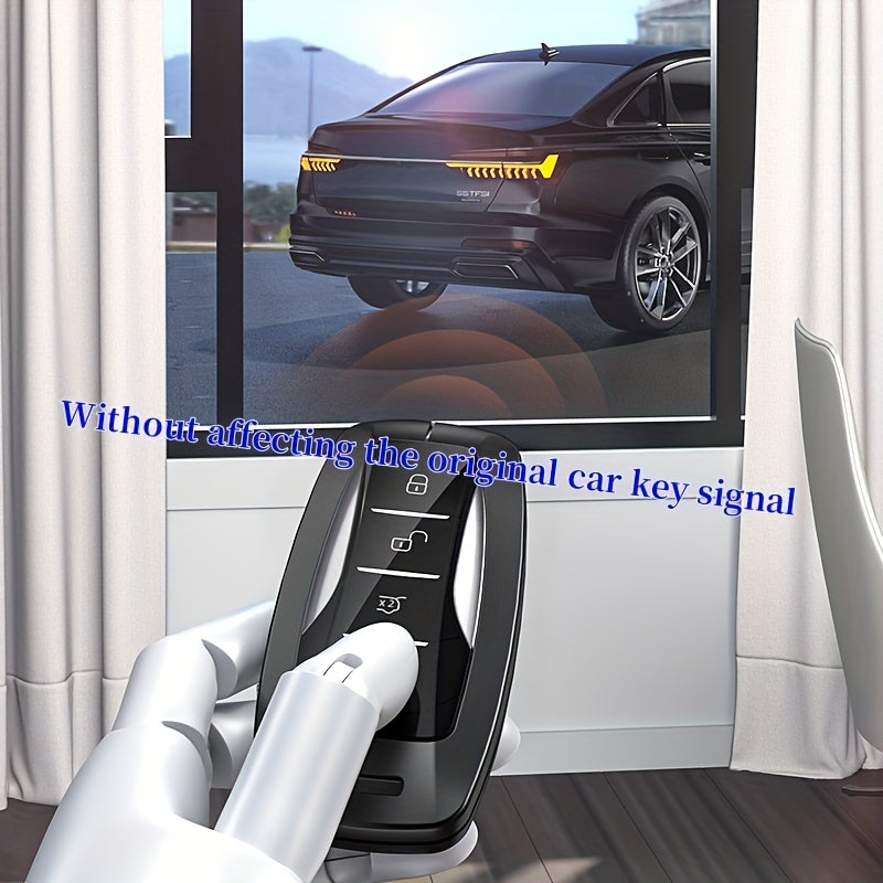 Universal Zinc Alloy Dual Key Case for Car Key Fob Scratch-Resistant Durable