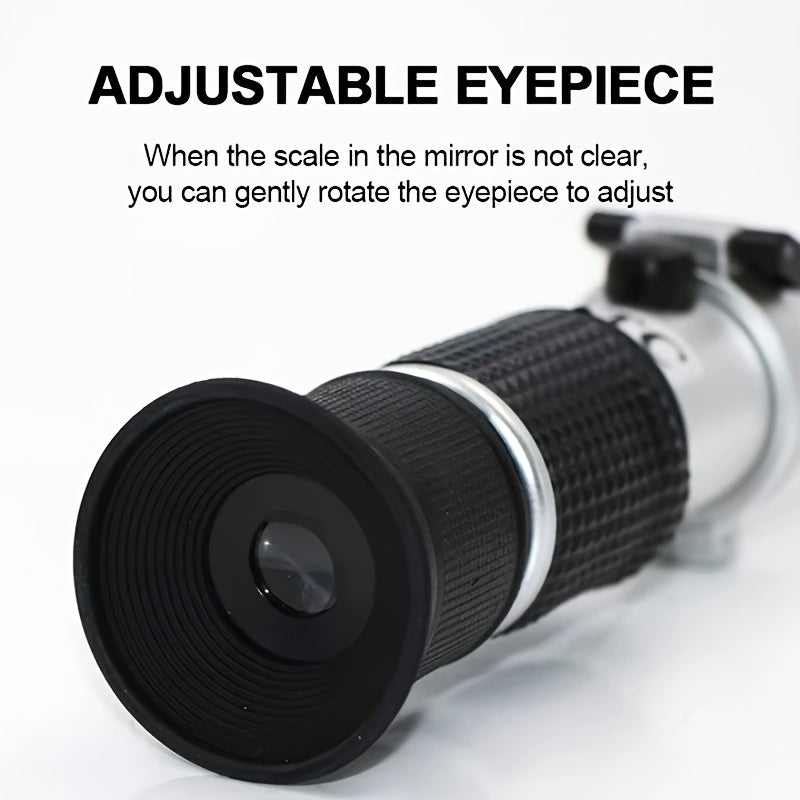 Refractómetro automotriz digital 4 en 1, portátil sin batería, para urea, anticongelante y electrolito