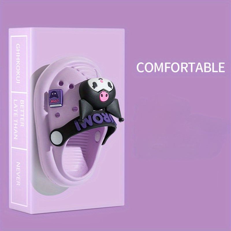 Unisex Toddler PVC Cartoon Slippers Non-Slip Breathable Summer Beach Casual Shoes