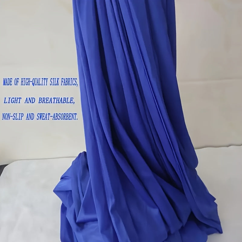 Elastic Hammock for Indoor and Outdoor Use 100x280cm Red Nylon Air Yoga Hammock