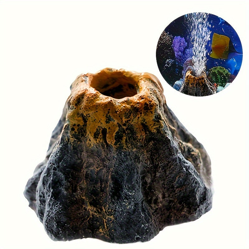 Volcanic Bubble Stone for Fish Tanks ABS Aeration Decor Small Tank