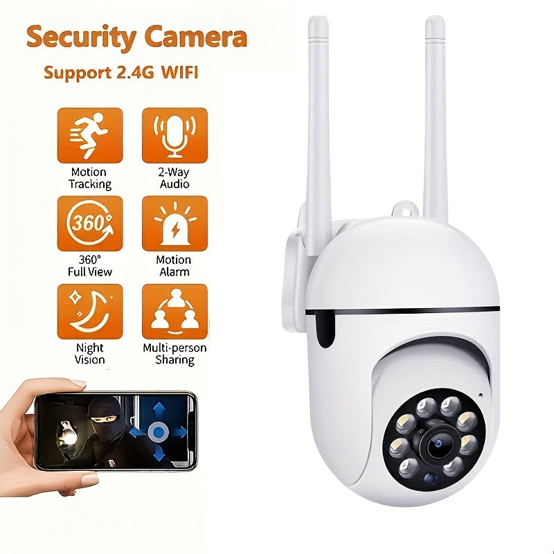 Outdoor Security Camera with Night Vision 2.4G WiFi HD Waterproof Surveillance Camera