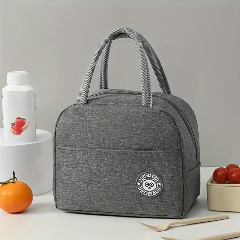 Oxford Cloth Lunch Bag with Insulation for Work School Outdoor Picnics