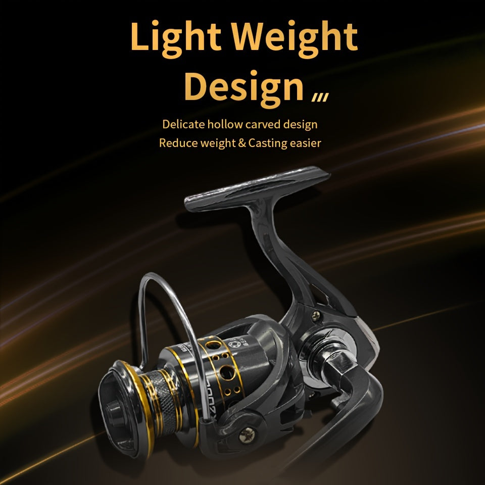 Ambidextrous Spinning Fishing Reel 5.2:1 Gear Ratio Saltwater Freshwater Durable Plastic