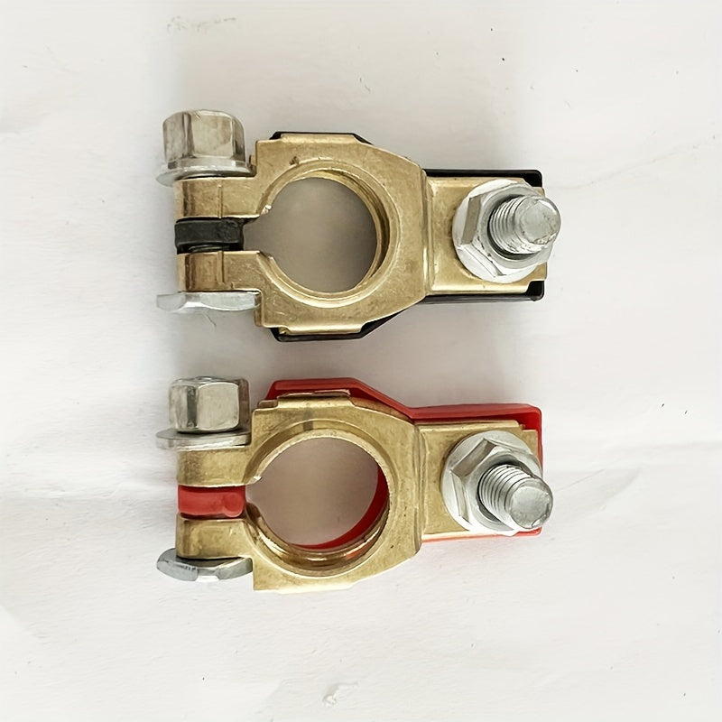 Battery Terminal Clamps Copper Alloy Car Battery Connectors No Electricity Required