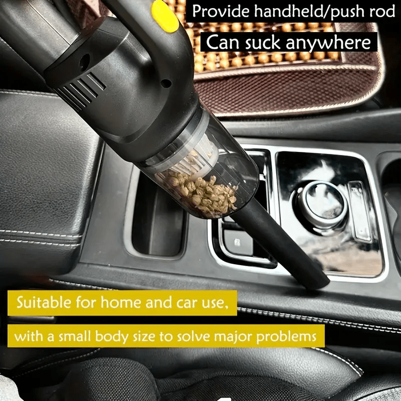 Wireless Handheld Vacuum Cleaner with High Suction Cyclonic Design and 1800mAh Rechargeable Lithium Battery for Home Car Office Use