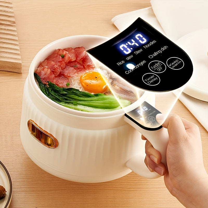 Kichik 1.6L Elektrik qovurish pishiqlari, sensorli boshqaruv, yopishmaydigan, tutqichsiz, vaqtni belgilash uchun, yotoqxona va RV uchun