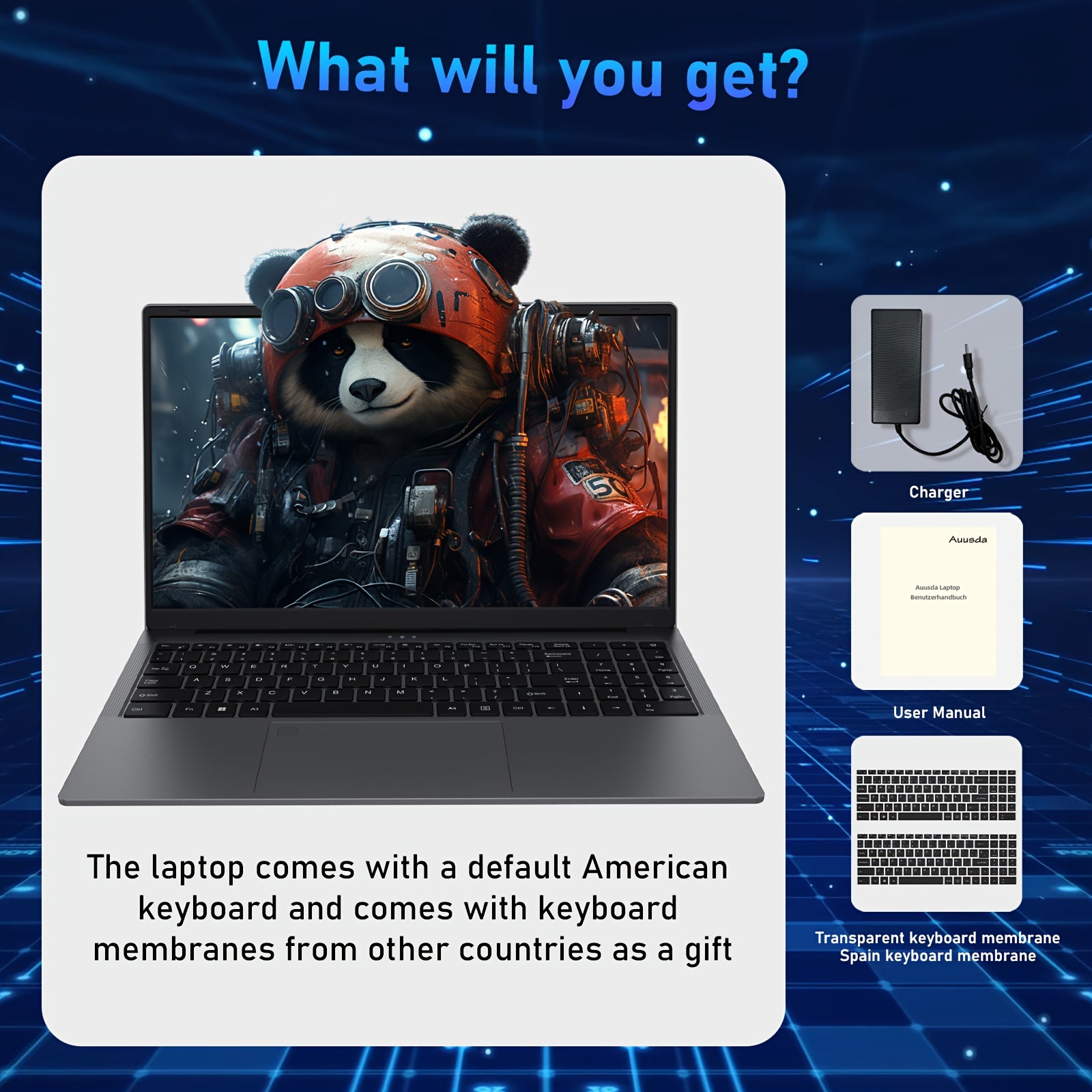 15.6-Inch AMD Ryzen 5825U Laptop 16GB RAM 768GB SSD FHD IPS Webcam Windows 11 Pro