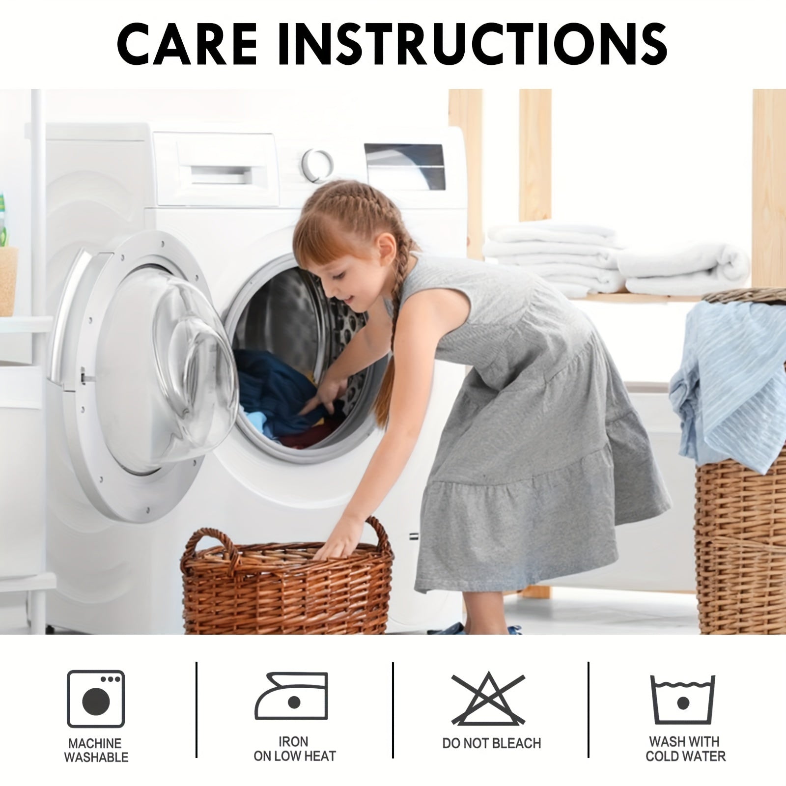 Blackout Curtains with Rod Pocket for Bedroom and Living Room Darkening UV Blocker