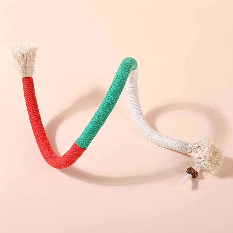 Durable Cat Toy Rope for Indoor Cats Teeth Grinding Oral Cleaning