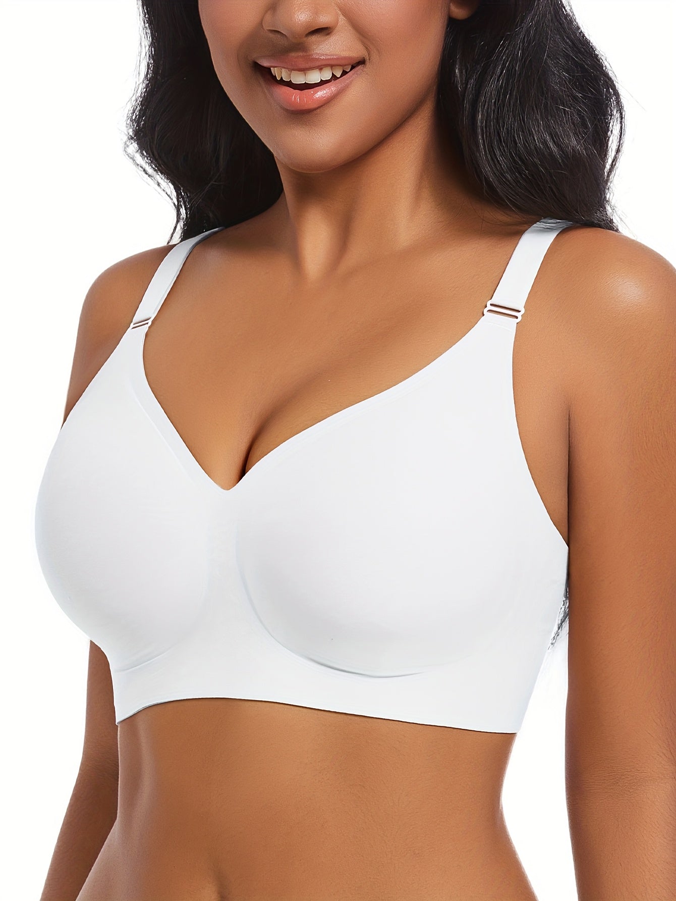Women's Seamless Wireless Push-Up Bra for Comfort and Support