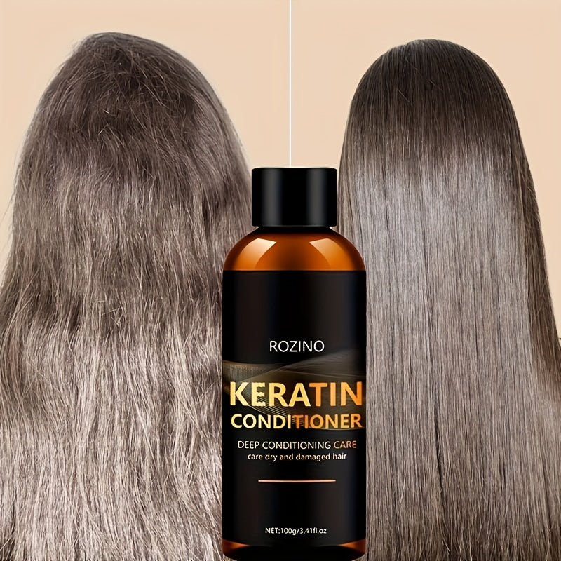Unisex Keratin Hair Conditioner for Dry Damaged Hair Moisturizing Shine