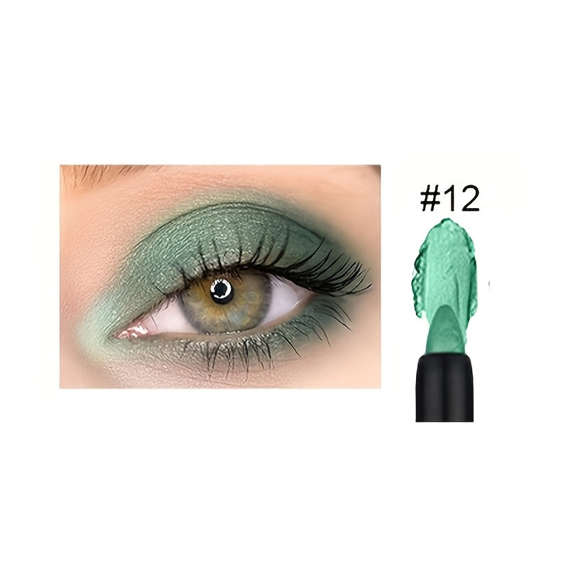 Women Eyeshadow Stick Set 16 Colors Shimmery Matte Long-Lasting