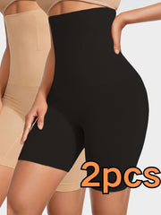 Women’s Seamless High Waist Shapewear Shorts Tummy Control Butt Lifting Slimming