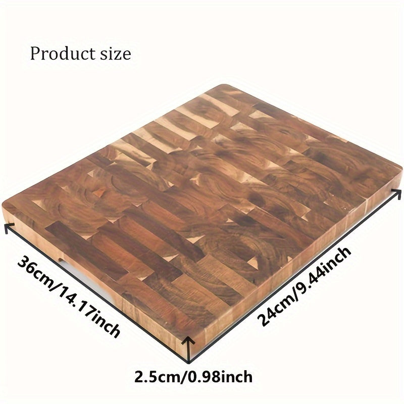 Stylish Compact Acacia Wood Cutting Board with Easy Clean Surface
